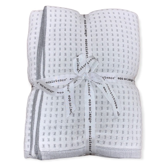 ecoexistence Bath Ecoexistence Eco Melange Cotton Towel Set 6piece